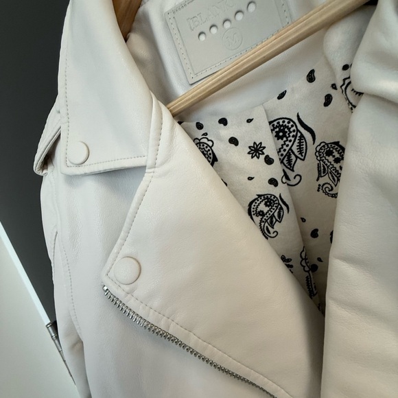 Blank NYC M (Anthropologie) vegan leather worn once! Biker Jacket-great hardware - Picture 12 of 15